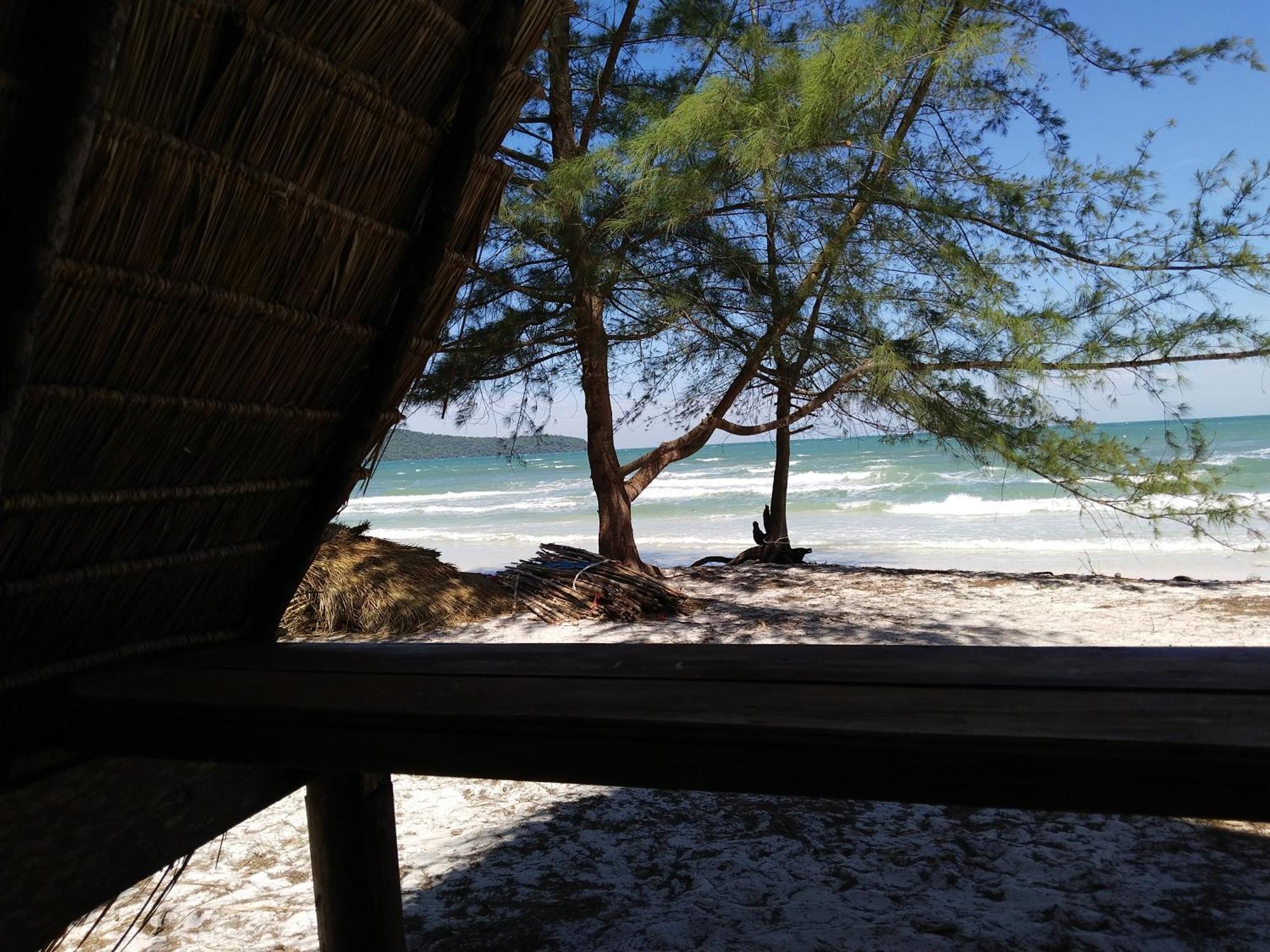 Green Blue Beach Hostel เกาะรงสำลน ภายนอก รูปภาพ
